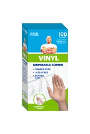 Mr. Clean Vinyl Disposable Gloves, 100 Count